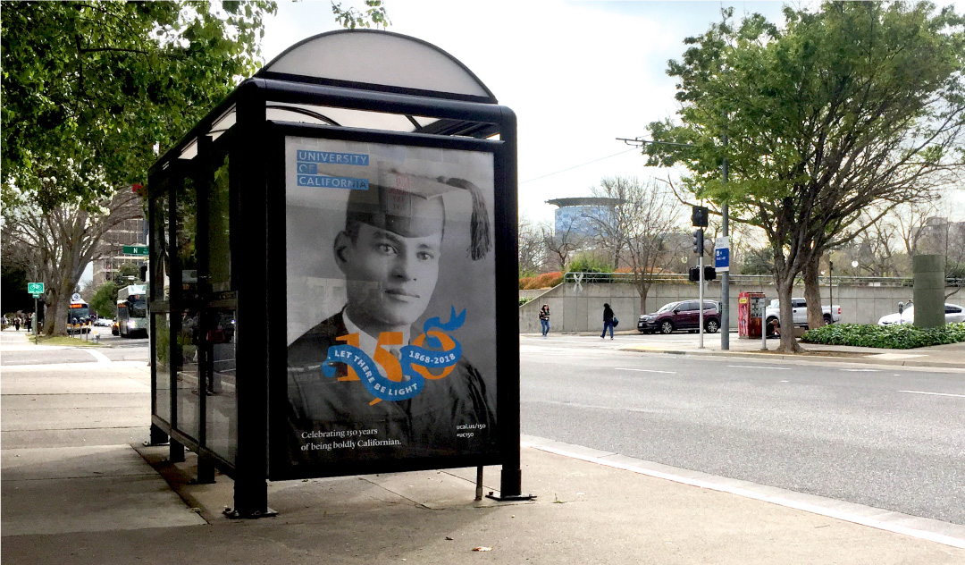 Ralph Bunche bus stop poster